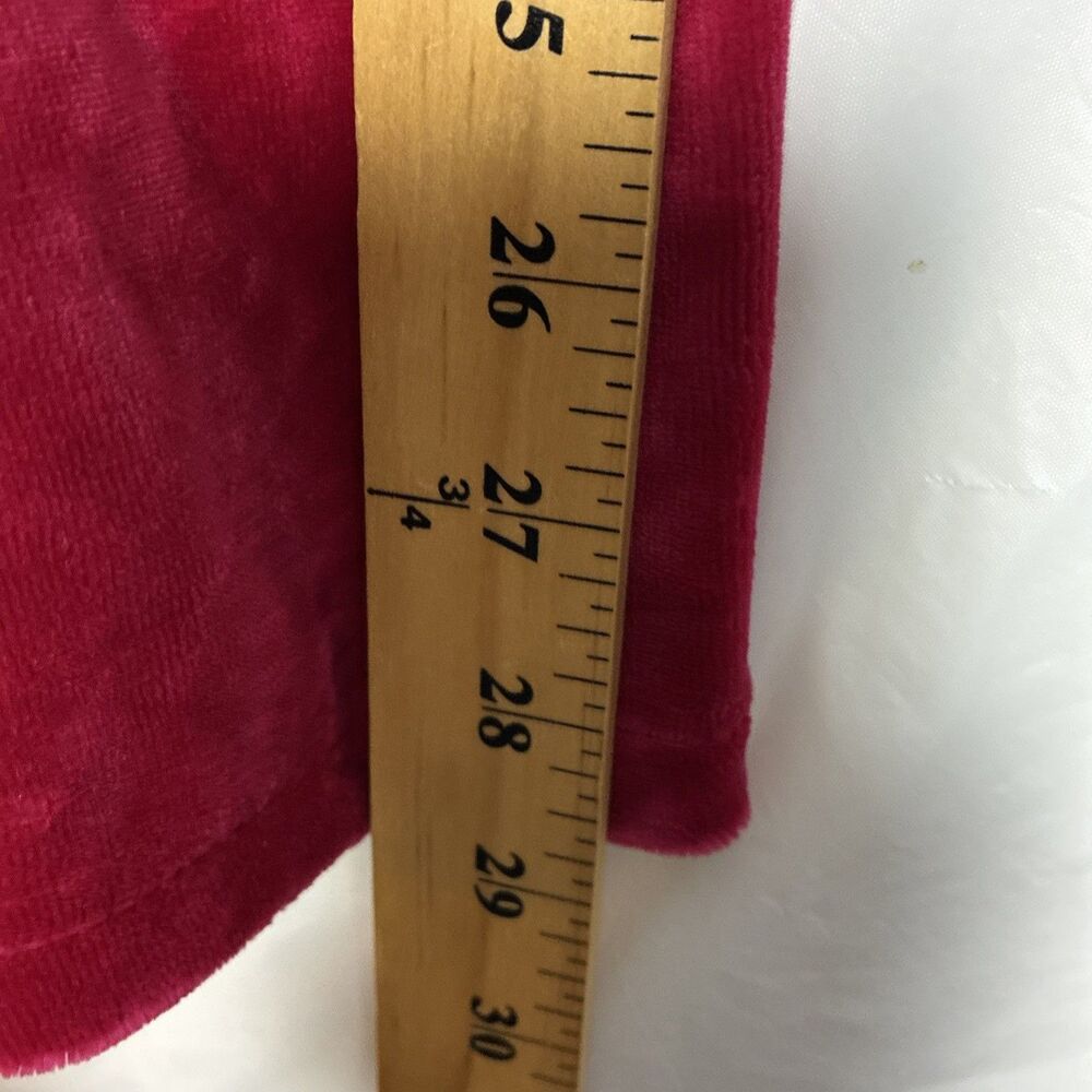 NEW Liz Claiborne Red Luxe Velour Pants Wide Leg Casual Holiday Womens Plus 2X - Picture 12 of 15